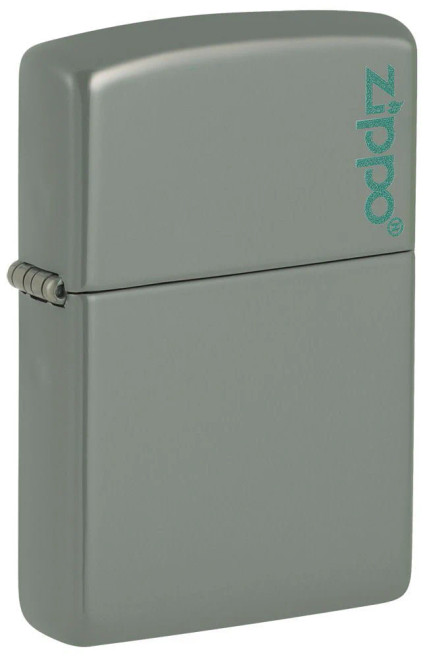 Sage Green Zippo Logo Lighter Sage Green Zippo Logo Lighter