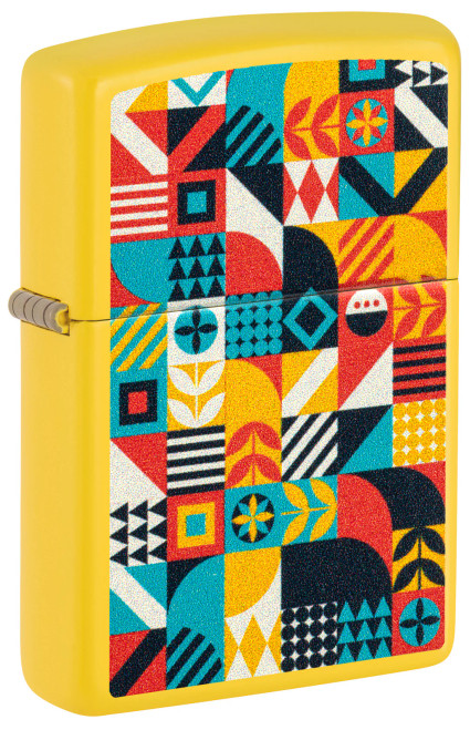 Geometric Pattern Design Zippo Lighter Geometric Pattern Design Zippo Lighter