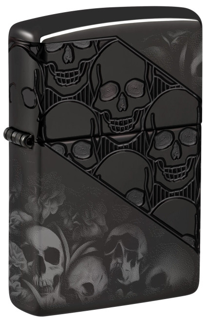 Skull Collage Design Zippo Lighter Skull Collage Design Zippo Lighter