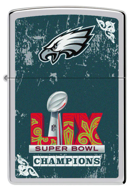 NFL Philadelphia Eagles Super Bowl 59 Champions Zippo Lighter NFL Philadelphia Eagles Super Bowl 59 Champions Zippo Lighter