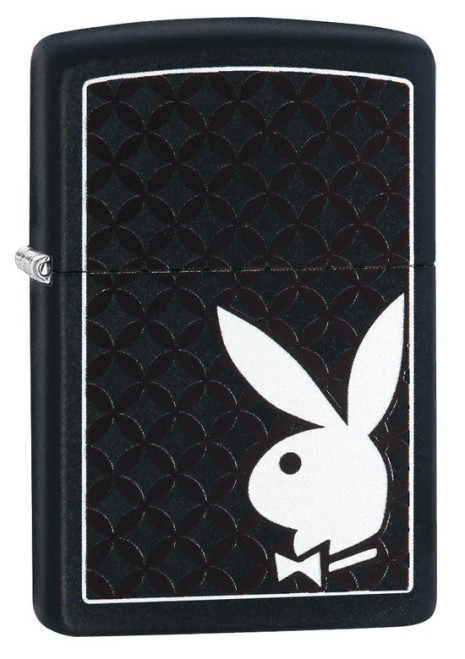 Playboy Black Matte Zippo Lighter Playboy Black Matte Zippo Lighter