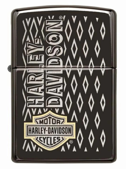 Harley Davidson Two Tone Laser Zippo Lighter Harley Davidson Two Tone Laser Zippo Lighter