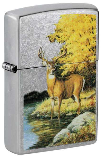 Linda Picken Buck Design Zippo Lighter Linda Picken Buck Design Zippo Lighter