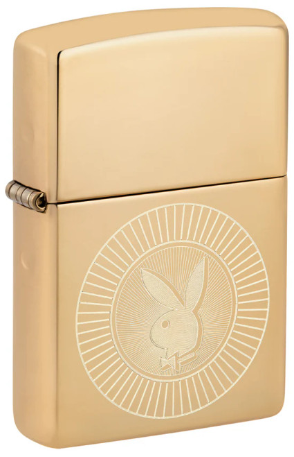 Playboy Bunny Head Design Brass Zippo Lighter Playboy Bunny Head Design Brass Zippo Lighter