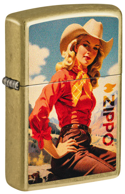 Americana Rancher Design Zippo Lighter Americana Rancher Design Zippo Lighter