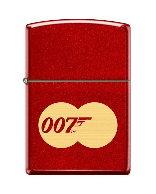Bond 007 Licensing Day Special Red Metallic Zippo Lighter Bond 007 Licensing Day Special Red Metallic Zippo Lighter