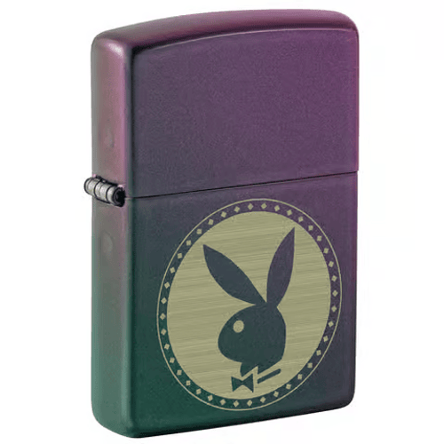 Playboy Bunny Head Iridescent Zippo Lighter Playboy Bunny Head Iridescent Zippo Lighter