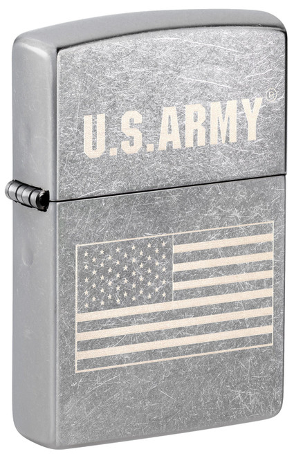 US Army US Flag Laser Engraved Zippo Lighter US Army US Flag Laser Engraved Zippo Lighter