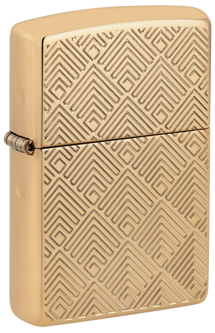 Pattern Design High Polish Brass Armor Zippo Lighter Pattern Design High Polish Brass Armor Zippo Lighter