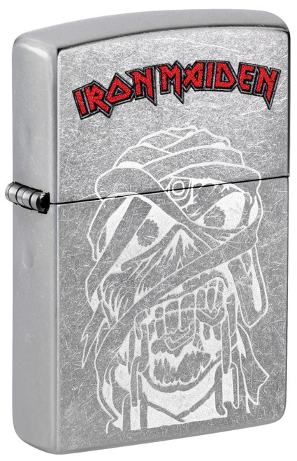 Iron Maiden Eddie Design Chrome Zippo Lighter Iron Maiden Eddie Design Chrome Zippo Lighter
