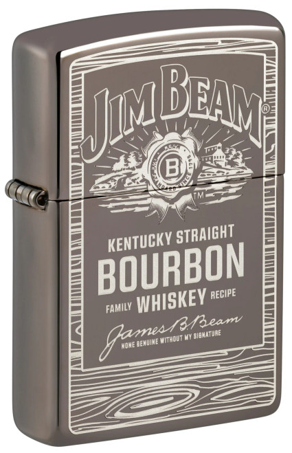 Jim Beam Whiskey Black Ice Zippo Lighter Jim Beam Whiskey Black Ice Zippo Lighter