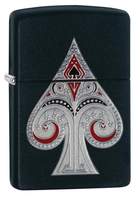 Spade Emblem Zippo Lighter Design 29491 Spade Emblem Zippo Lighter Design 29491