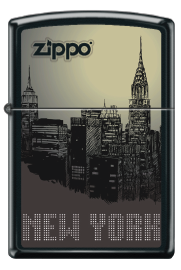 New York Black Matte Zippo Lighter