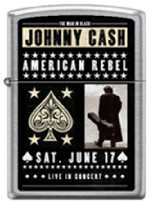 Johnny Cash American Rebel Zippo Lighter Johnny Cash American Rebel Zippo Lighter
