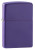 Purple Matte Zippo Lighter Purple Matte Zippo Lighter