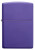 Purple Matte Zippo Lighter Purple Matte Zippo Lighter