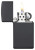 Slim Black Matte Zippo Lighter Slim Black Matte Zippo Lighter