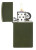Slim Green Matte Zippo Lighter Slim Green Matte Zippo Lighter
