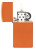 Slim Orange Matte Zippo Lighter Slim Orange Matte Zippo Lighter