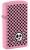 Checkered Skull Design Zippo Lighter Checkered Skull Design Zippo Lighter
