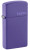 Slim Purple Zippo Logo Lighter Slim Purple Zippo Logo Lighter