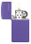 Slim Purple Zippo Logo Lighter Slim Purple Zippo Logo Lighter