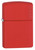 Classic Red Matte Zippo Logo Lighter Classic Red Matte Zippo Logo Lighter