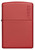 Classic Red Matte Zippo Logo Lighter Classic Red Matte Zippo Logo Lighter
