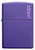 Classic Purple Matte Zippo Logo Lighter Classic Purple Matte Zippo Logo Lighter