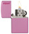 Classic Pink Matte Zippo Logo Lighter Classic Pink Matte Zippo Logo Lighter