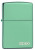 Classic High Polish Green Zippo Logo Lighter Classic High Polish Green Zippo Logo Lighter