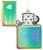 Dots and Flame Design Zippo Lighter