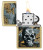 Floral Skull Design Zippo Lighter Floral Skull Design Zippo Lighter