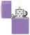 Classic Smoky Lavender Zippo Logo Lighter Classic Smoky Lavender Zippo Logo Lighter