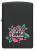 Blazy Susan Black Matte Zippo Lighter
