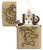 Dragon Design Brushed Brass Zippo Lighter Dragon Design Brushed Brass Zippo Lighter