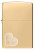 Double Hearts High Polish Brass Zippo Lighter Double Hearts High Polish Brass Zippo Lighter
