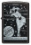 Zippo Windy Girl Design High Polish Black Zippo Lighter