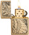 Dragon Emblem Zippo Lighter Brass Design 49297 Dragon Emblem Zippo Lighter Brass Design 49297