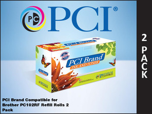 PCI Brand Brother PC102RF Black Ribbon