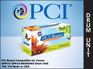 PCI Brand Canon 9630A003AA Black Drum Unit