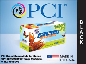 PCI Brand Canon 0386B003AA Black Toner Cartridge