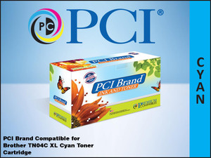 PCI Brand Brother TN04C Cyan Toner Cartridge