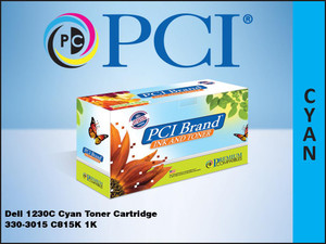 PCI Brand Dell 330 3015 Cyan Toner Cartridge