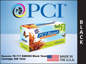 PCI Brand Kyocera TK717 Black Toner Cartridge