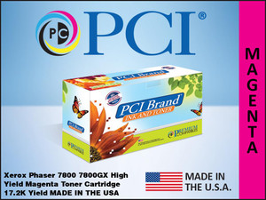 PCI Brand Xerox Phaser 106R01567 Magenta Toner Cartridge