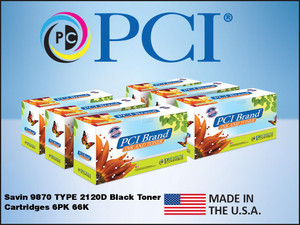 PCI Brand Savin 9870 Black Toner Cartridge