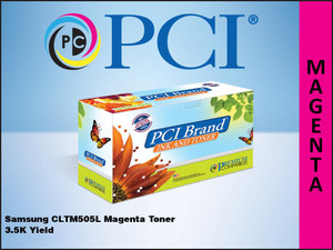 PCI Brand Samsung CLTM505L Magenta Toner 3.5K Yield