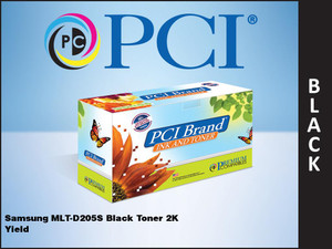 PCI Brand Samsung MLT D205S Black Toner 2K Yield