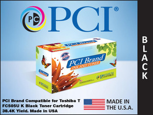 PCI Brand Toshiba TFC505UK Black Toner Cartridge